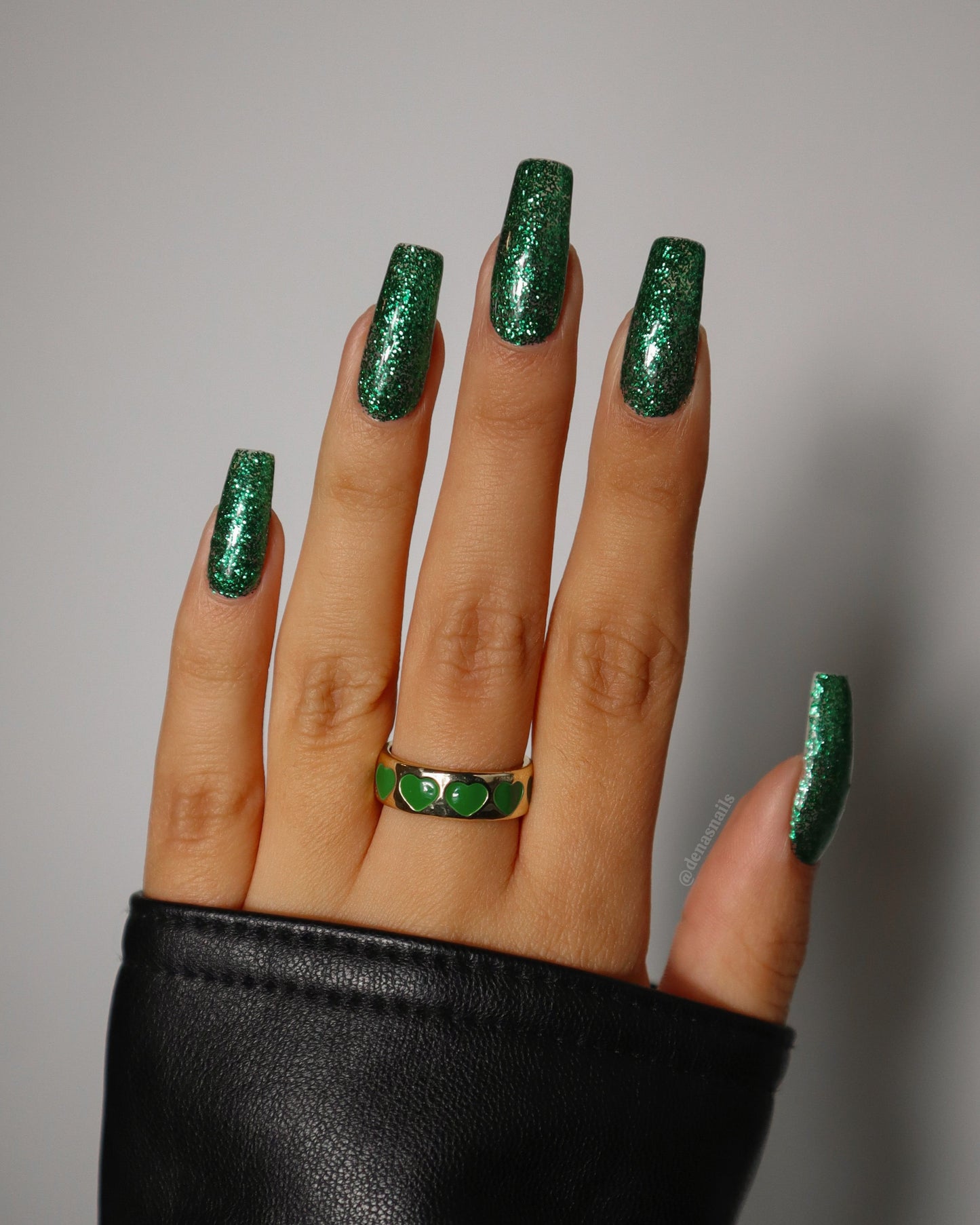 Emerald Green Glitter Gel 10 ml