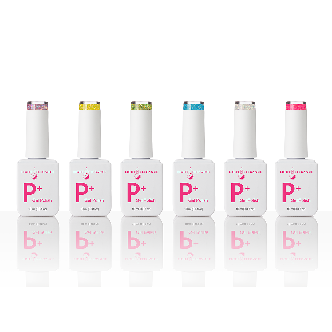 P+ Glitter Gel Polish Happy Vibes Collection