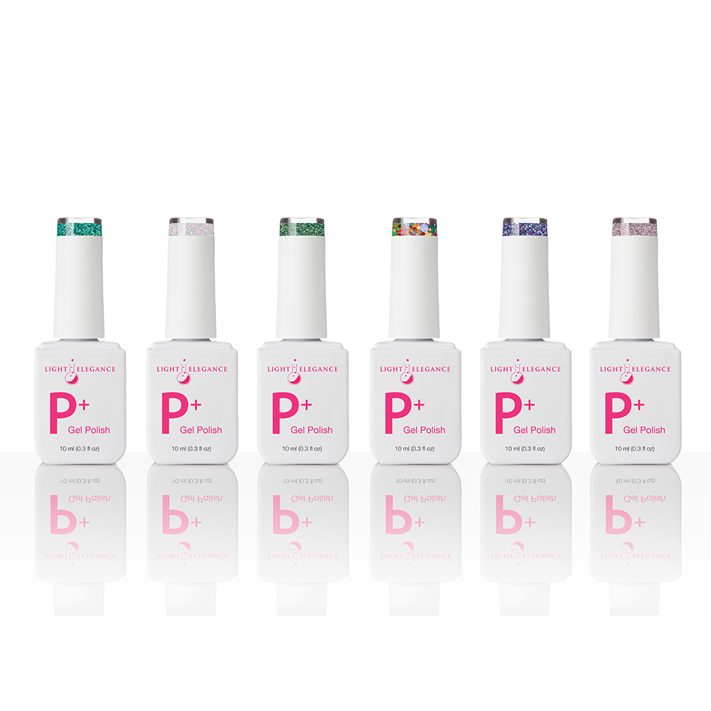 NEW P+ Glitter Gel Polish The Broadway Show Winter 2024 10 ml Pack