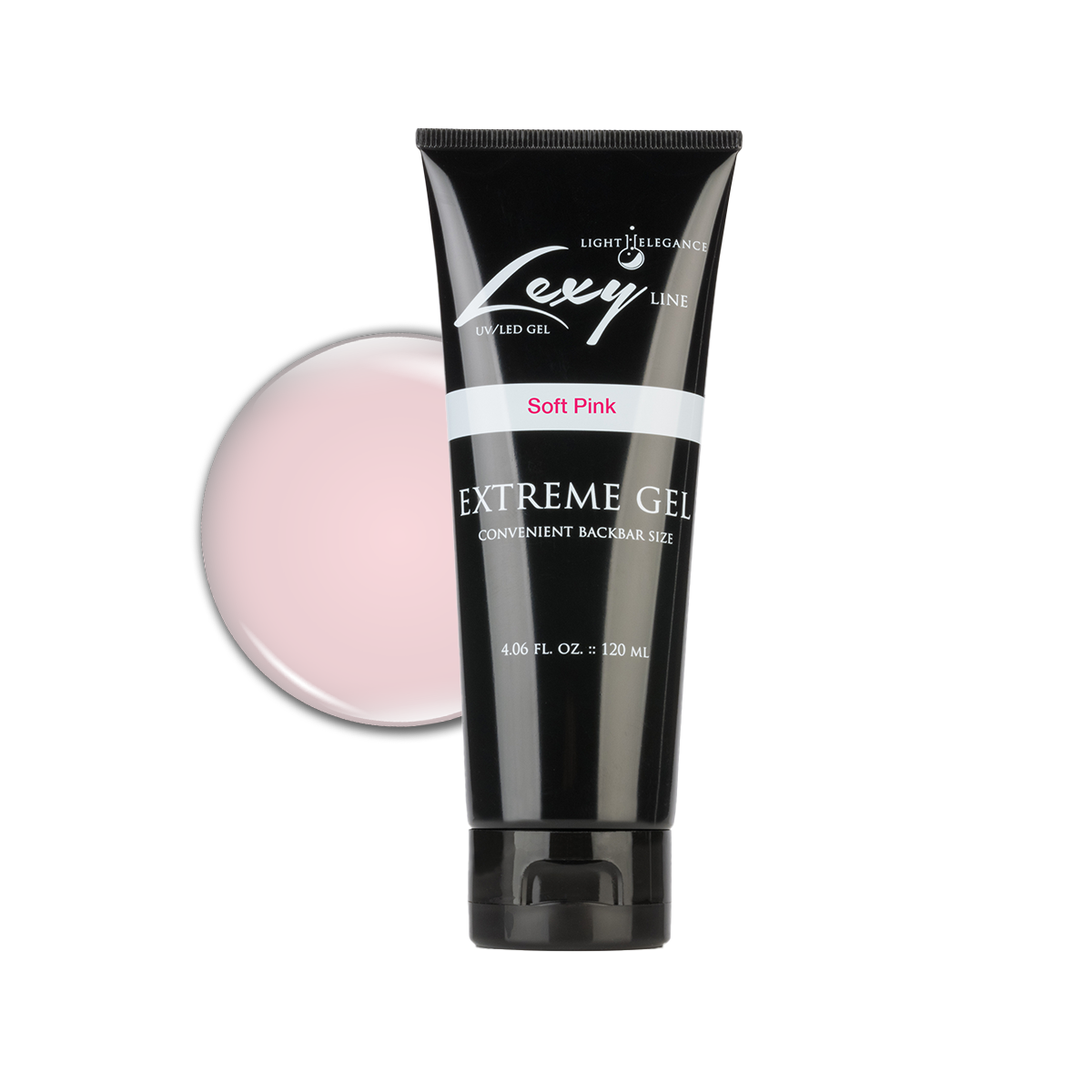 Soft Pink Extreme 120 ml Backbar Refill Tube Lexy Line UV/LED Gel