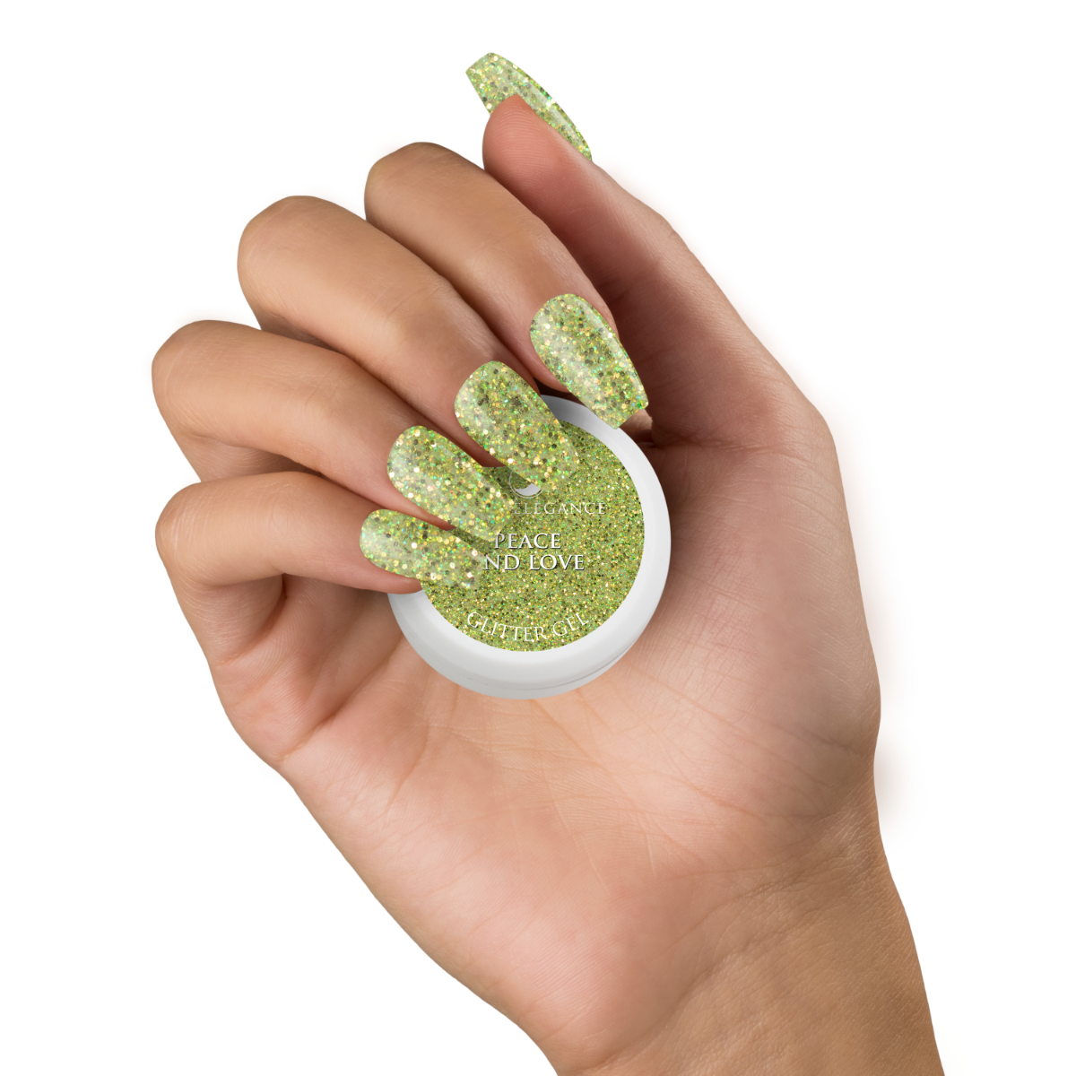 P+ Peace and Love Glitter Gel Polish 10 ml