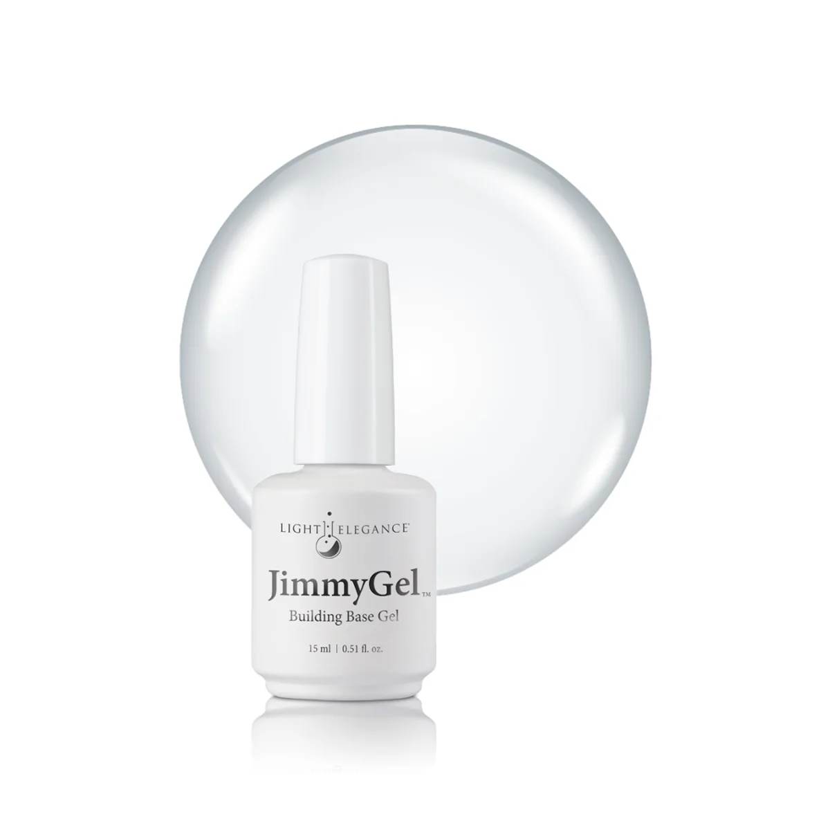 Crystal Clear Jimmy Gel Soak-Off Building Base, 15 ml