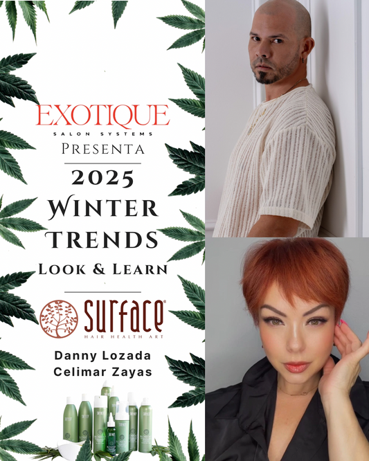 Surface Hair Health Discovery: “2025 Winter Trends” con Danny Lozada y Celimar Zayas