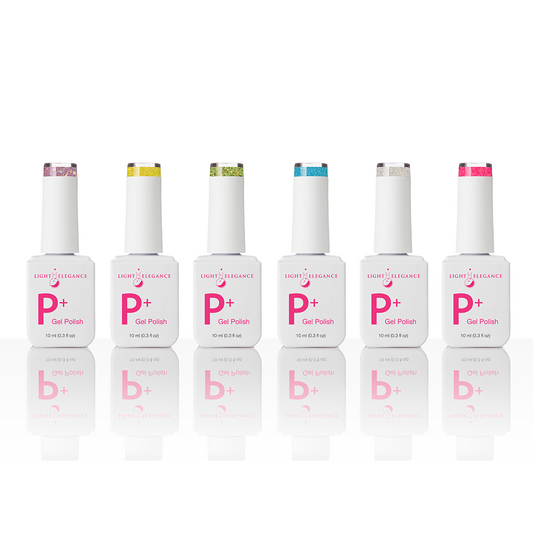 P+ Glitter Gel Polish Happy Vibes Collection